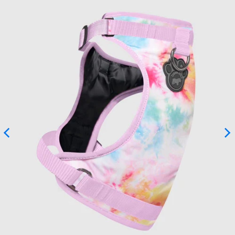 NEW Canada Pooch Dog Harness The Everything No Pull Water Resistant Tie Dye